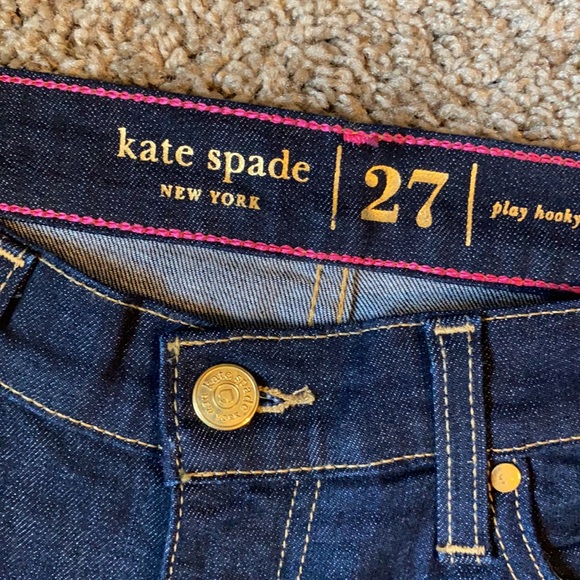 Kate Spade Broome Street skinny jeans (dark wash) - Picture 4 of 5